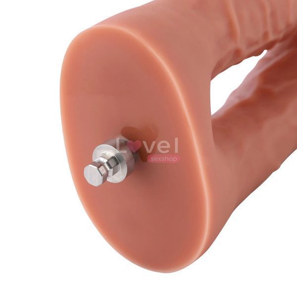 Подвійний фалоімітатор для секс-машин Hismith Silicone Double Penetrator Dildo, система KlicLok SX4008 фото