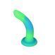 Фалоімітатор, що світиться в темряві, ADDICTION Rave 8&Prime;, Glow in the Dark Dildo Blue Green, 20,3 см SO6849 фото 2