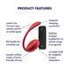 Смарт-віброяйце Satisfyer Shiny Petal Connect App, керування зі смартфона, пульт ДК SX1220 фото 4