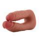 Подвійний фалоімітатор для секс-машин Hismith Silicone Double Penetrator Dildo, система KlicLok SX4008 фото 6