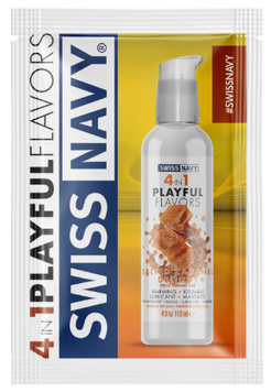 Пробник Swiss Navy 4 in 1 Salted Caramel Delight 5 мл SX1359 фото