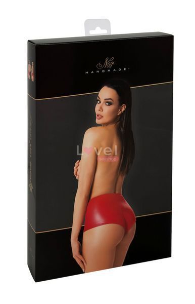 Шорти Noir Handmade F356 Red powerwetlook shorts - XXL SX2126 фото