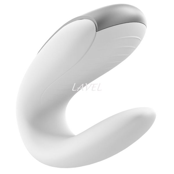 Смарт-вибратор для пар Satisfyer Double Fun (White) с пультом ДУ SO5057 фото