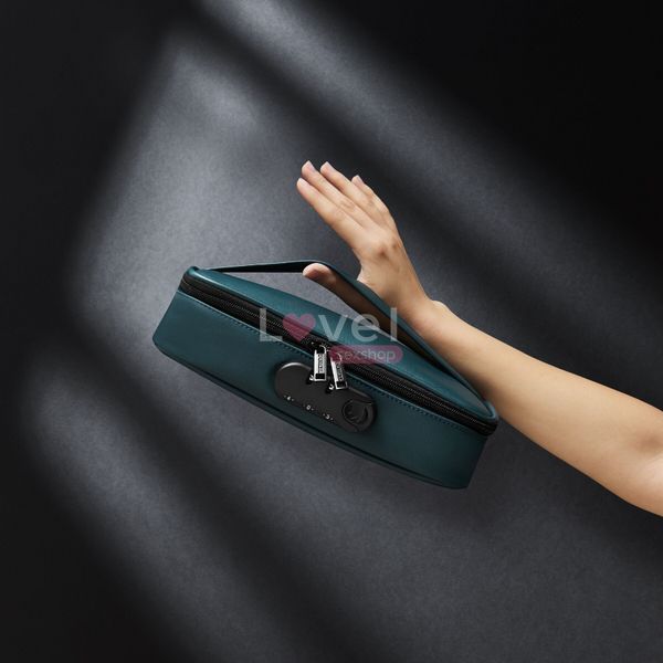 Кейс для іграшок Dorcel DISCREET BOX LUXURY GREEN, кодовий замок, 27&times;16&times;7,62 см SX1110 фото
