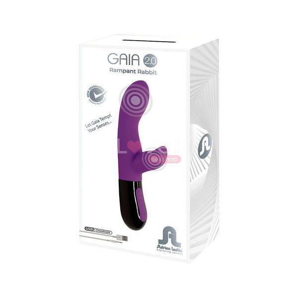 Вібратор-кролик Adrien Lastic Gaia 2.0, що перезаряджається SO6021 фото