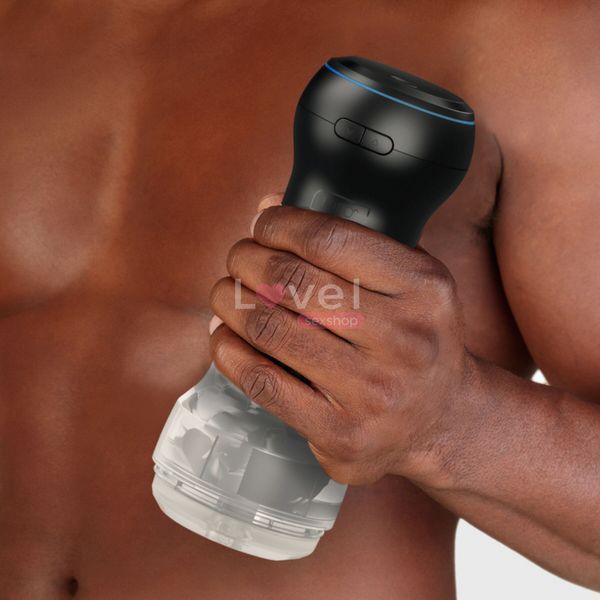 Мастурбатор Kiiroo Feel Pocket Crystal с всасывающей интерактивной насадкой PowerBlow Combo Set SX2240 фото