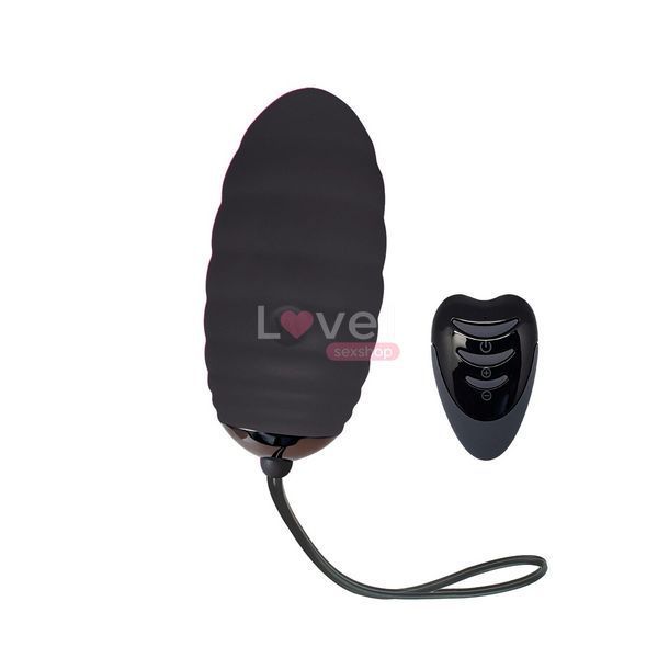Віброяйце Adrien Lastic Ocean Breeze 2.0 Black, пульт ДК, дуже потужний мотор, 10 віброрежимів SO7030 фото
