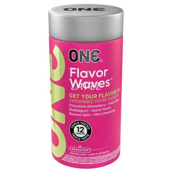 Набор вкусовых презервативов ONE Flavor Waves, 12 шт SX0794 фото