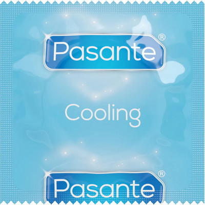 Презервативи - Pasante Cooling (ребристі з охолодженням) , 3шт PSN006 фото