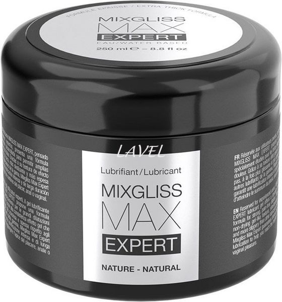 Густа змазка для фістинга і анального сексу MixGliss MAX Expert Nature (250 мл) на водній основі SO2736 фото