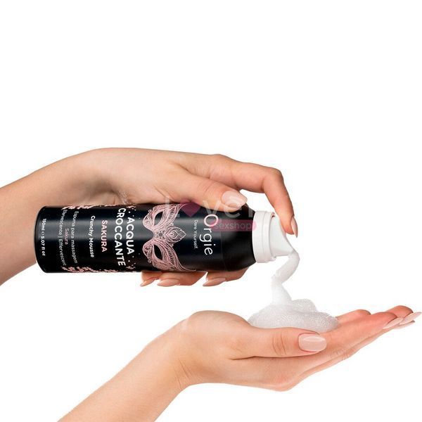 Масажна пінка Orgie &ndash; Acqua Croccante Sakura (150 мл), ефект бульбашок, що лопаються SX1492 фото