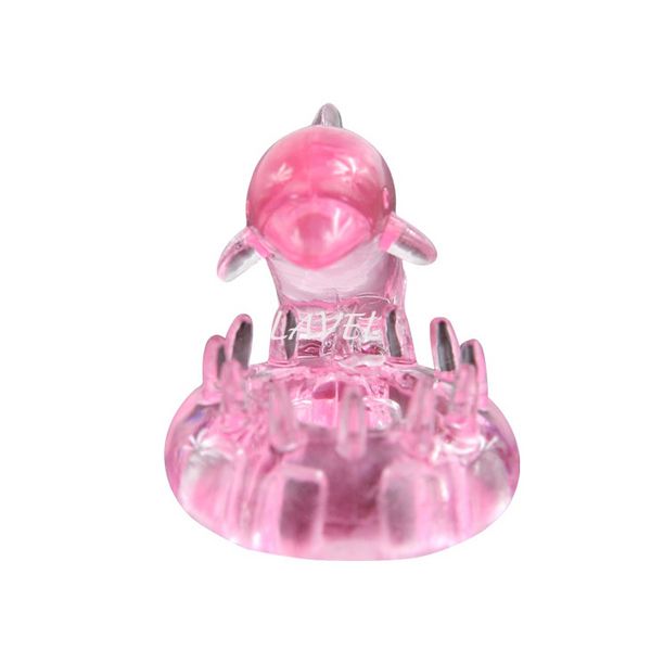 Эрекционное кольцо с вибрацией на пенис Cock Vibro Ring With Bullet Pink 6603BI0132 фото