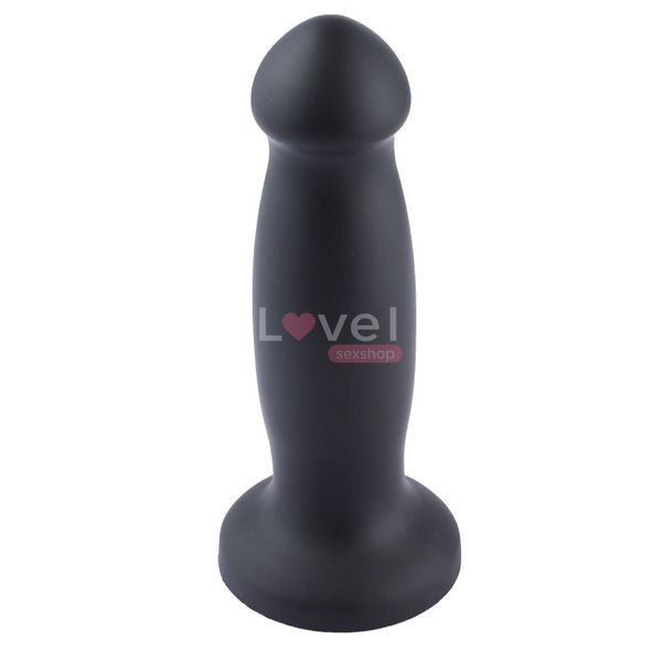 Силіконовий фалоімітатор для секс-машин Hismith 7.2" Black Silicone Anal Dildo, система KlicLok SX4007 фото