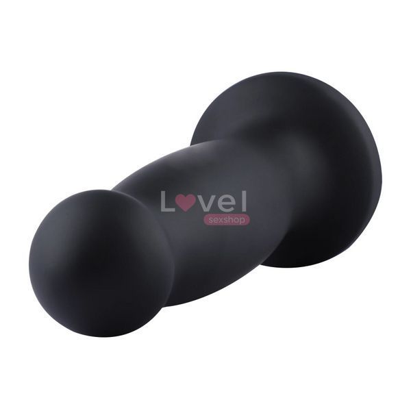Силіконовий фалоімітатор для секс-машин Hismith 7.2" Black Silicone Anal Dildo, система KlicLok SX4007 фото