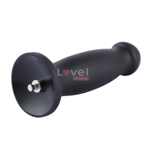 Силіконовий фалоімітатор для секс-машин Hismith 7.2" Black Silicone Anal Dildo, система KlicLok SX4007 фото