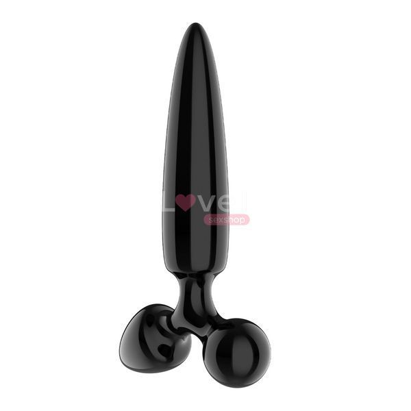 Трехсторонний стеклянный дилдо Satisfyer Triple Crystal 1 Black SX3553 фото