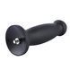 Силіконовий фалоімітатор для секс-машин Hismith 7.2" Black Silicone Anal Dildo, система KlicLok SX4007 фото 9