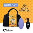 Вибратор в трусики FeelzToys Panty Vibrator Purple с пультом ДУ, 6 режимов работы, сумочка-чехол SO3850 фото
