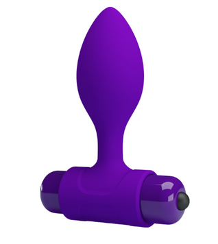 Анальна пробка - Pretty Love Vibra Butt Plug Purple 6603BI0743 фото