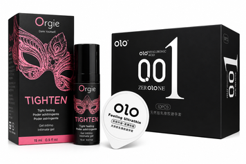 OLO 0.01 Black 10 шт + звужучий гель Orgie Tighten 15 мл OL0090 фото