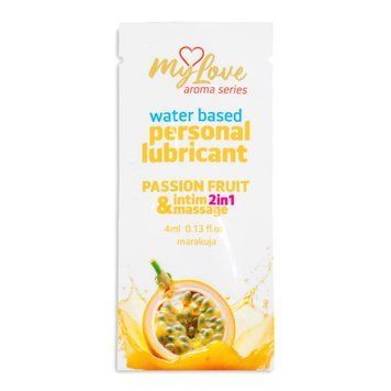 2в1 лубрикант и массажный гель MyLove Aroma Series Intim&Massage Passion Fruit, 4 мл 725300101-9575 фото