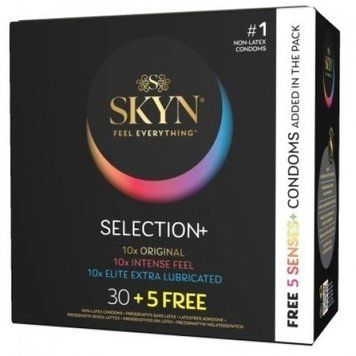 Набір різних безлатексних презервативів SKYN 35 Selection, 30 + 5 шт у подарунок SKYN22 фото