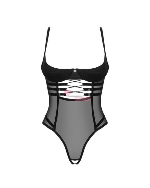 Боди Obsessive Roxelia crotchless teddy XS/S SO9065 фото