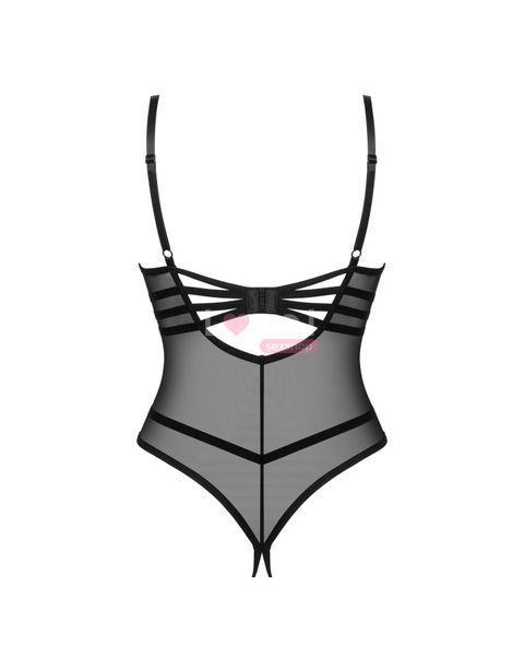 Боди Obsessive Roxelia crotchless teddy XS/S SO9065 фото