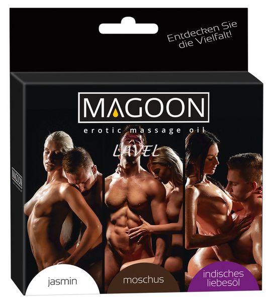 Набір масажних олійок - Magoon Massage Oil Set, 3х50 мл 71326210800000 фото