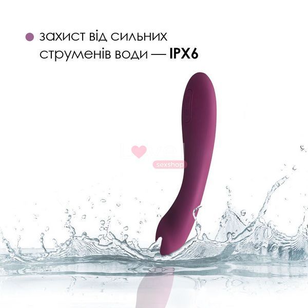 Вібратор для точки G з інтелектуальним режимом Svakom Amy 2 Violet SO6997 фото