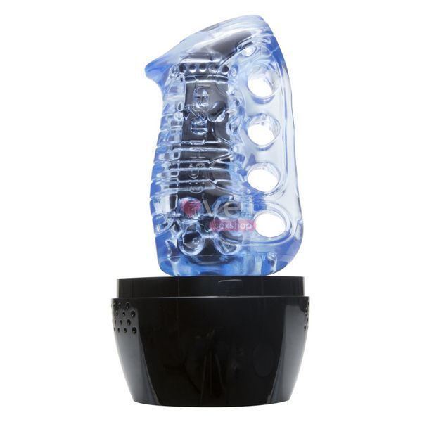 Мастурбатор Fleshlight Fleshskins Grip Blue Ice, надійна фіксація на руці, відмінно для пар та мінет F16623 фото