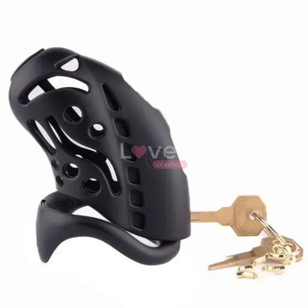 Клетка для члена с электростимуляцией LOCKINK SEVANDA Nautilus Estim Chastity Cage SX2838 фото