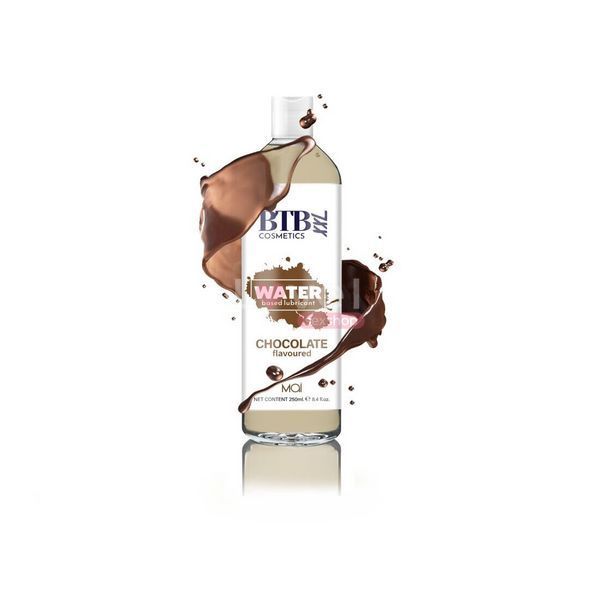 Змазка на водній основі BTB FLAVORED CHOCOLATE з ароматом шоколаду (250 мл) SO6569 фото