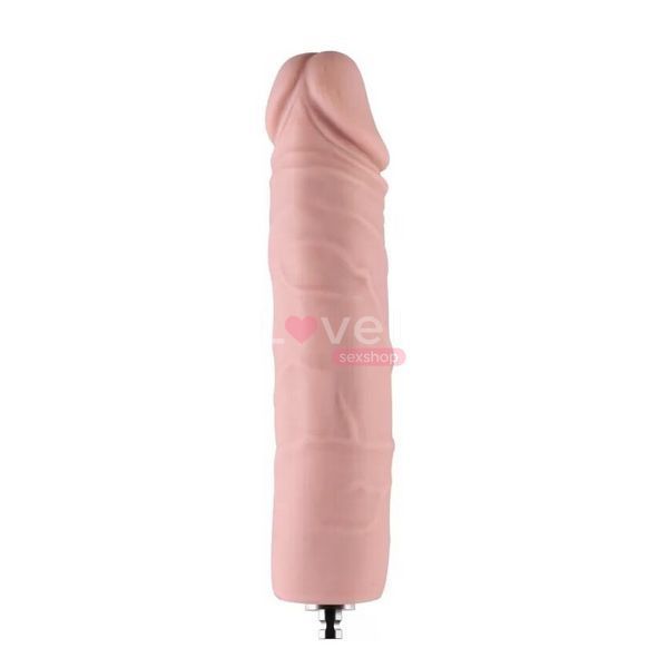 Силиконовый фаллоимитатор для секс-машин Hismith 7" Silicone Dildo, система KlicLok SX4006 фото