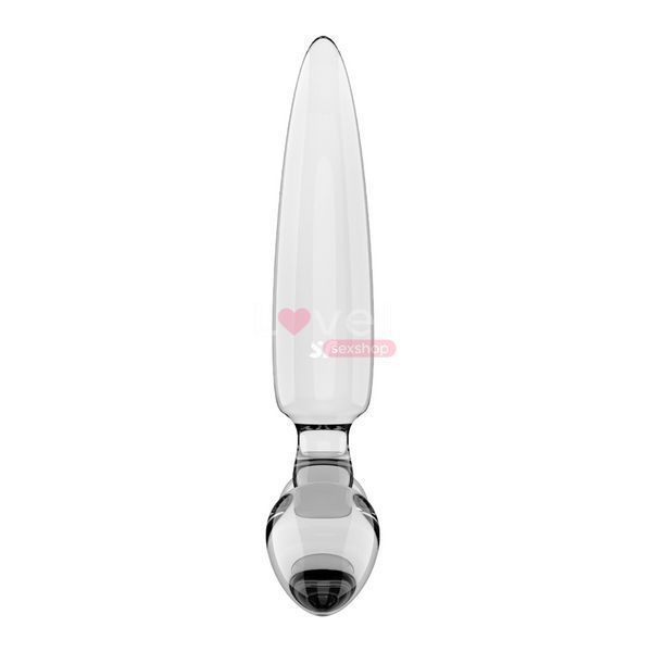 Трехсторонний стеклянный дилдо Satisfyer Triple Crystal 1 Transparent SX3552 фото