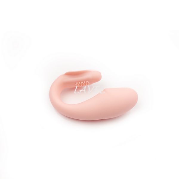 Вибратор вагинально-клиторальный SISI FreshFun, розовый LAV2000054 фото