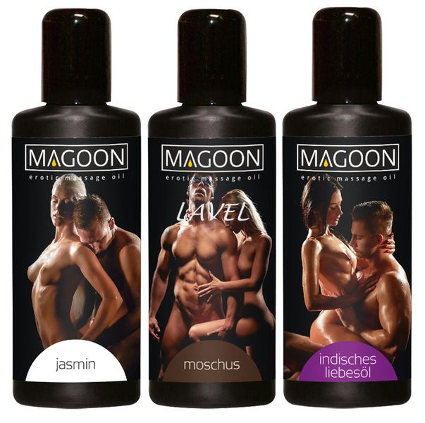Набір масажних олійок - Magoon Massage Oil Set, 3х50 мл 71326210800000 фото