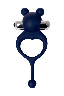 Эрекционное кольцо с вибрацией на пенис JOS Mickey, силикон, синее, 12,5 см. 661100782020 фото