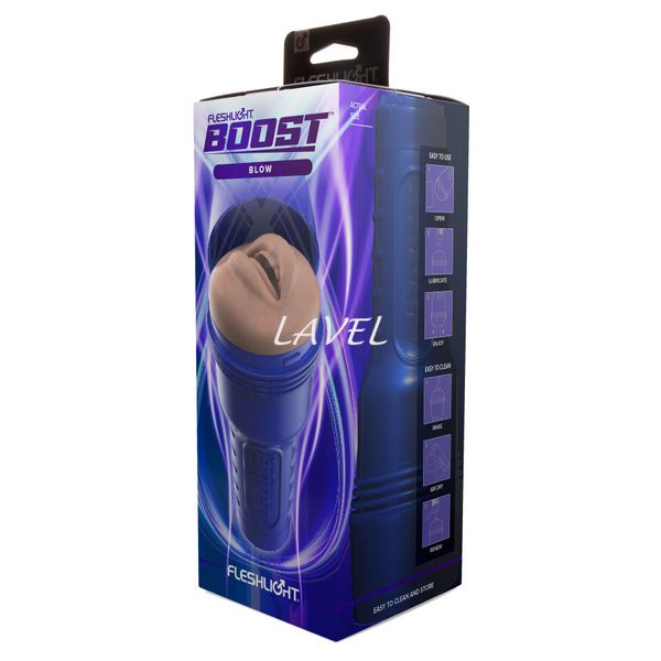 Мастурбатор-ротик Fleshlight Boost Blow, плавні кільця Turbo Tech SO8154 фото