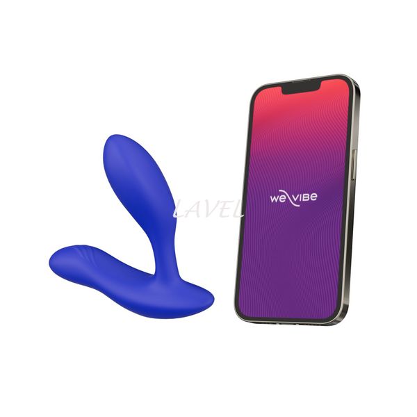 Смарт-вібромасажер простати We-Vibe Vector+ ROYAL BLUE, пульт ДК, регульований кут нахилу SO8242 фото