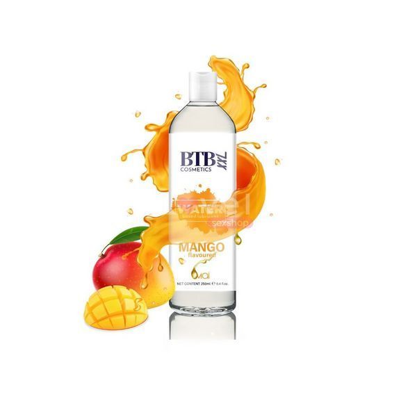 Смазка на водной основе BTB FLAVORED MANGO с ароматом манго (250 мл) SO6570 фото