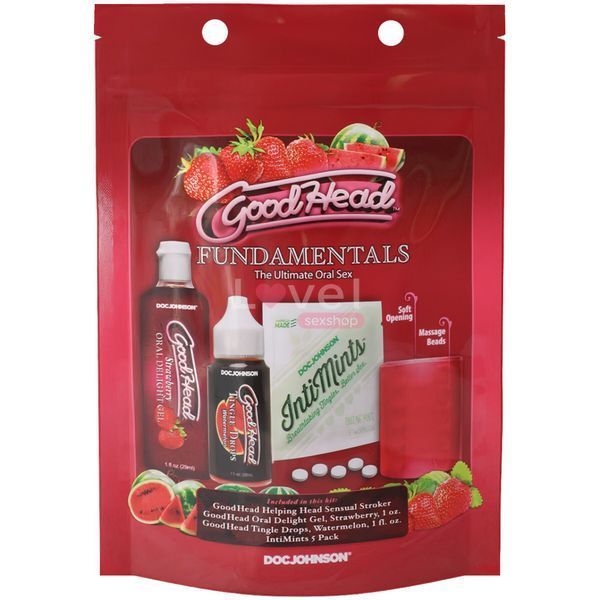 Набор для минета Doc Johnson GoodHead Fundamentals Kit, zip-пакет SX4945 фото