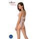 Боді з ажурним декором та відкритим кроком Passion URSULA BODY L/XL, white SO5832 фото 2