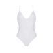Боді з ажурним декором та відкритим кроком Passion URSULA BODY L/XL, white SO5832 фото 3