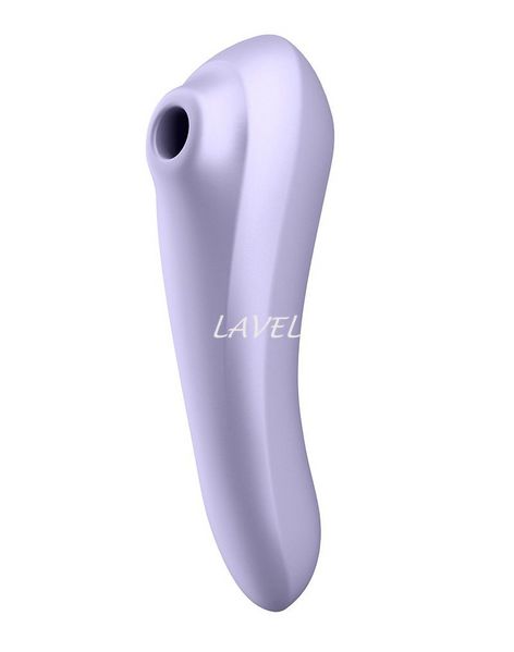 Смарт-вибратор и вакуумный стимулятор 2в1 Satisfyer Dual Pleasure Mauve SO4106 фото