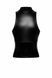 Топ Noir Handmade F324 Glam, XXL, black, халтер, на блискавці, вінілові вставки, комір-стійка SX0379 фото 5
