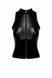Топ Noir Handmade F324 Glam, XXL, black, халтер, на блискавці, вінілові вставки, комір-стійка SX0379 фото 6
