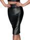 Юбка-карандаш со шнуровкой Noir Handmade F152 Powerwetlook pencil skirt, M, с мокрым эффектом SX0030 фото 2