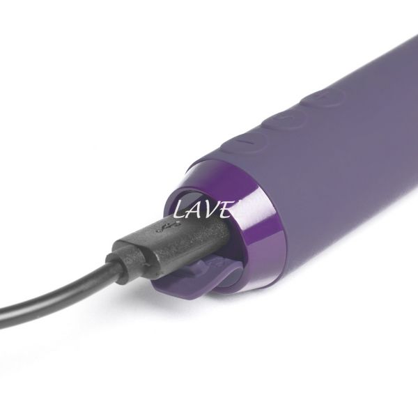 Мінівібратор Je Joue - Classic Bullet Vibrator Purple з глибокою вібрацією і фіксацією на палець SO3040 фото