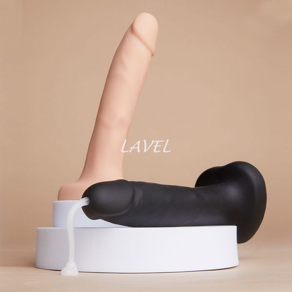 Фалоімітатор, що кінчає Strap-On-Me Squirting Cum Dildo Realistic Vanilla, діам. 3,5 см, силікон SO9016 фото